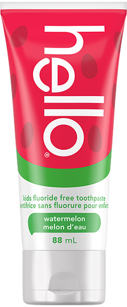 hello Fresh Watermelon Fluoride Free Kids Toothpaste