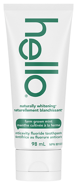 Naturally whitening toothpaste