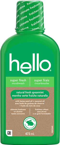 Fresh spearmint mouthwash