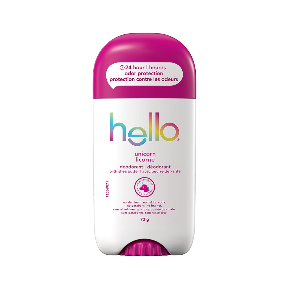 hello Unicorn Aluminum Free Deodorant Stick