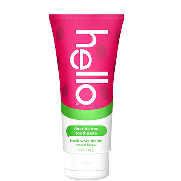 fresh watermelon, fluoride free toothpaste