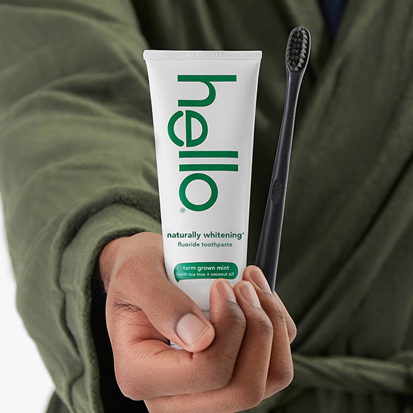 hello® naturally whitening fluoride toothpaste hello products
