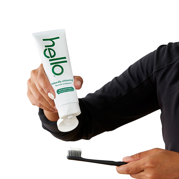 hello® naturally whitening fluoride toothpaste hello products